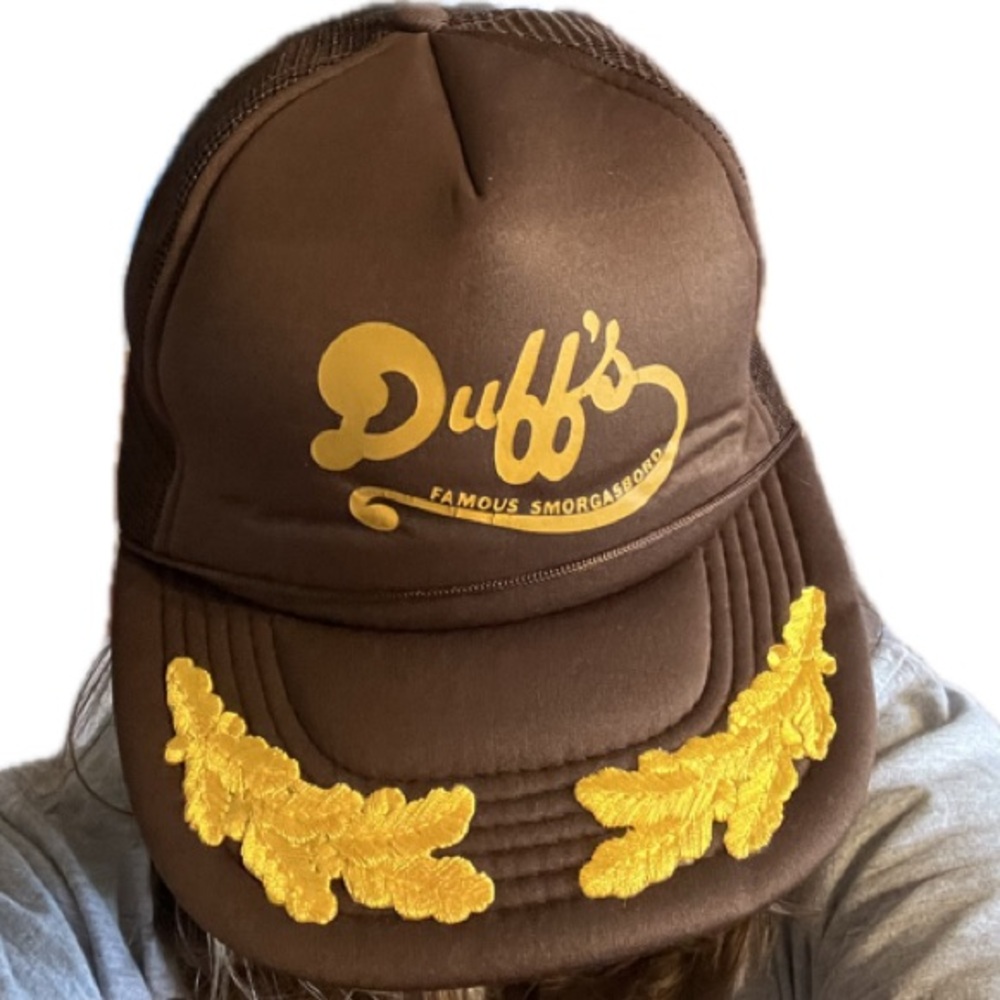 Rare Vintage Duff's Brown and Gold Trucker Hat - Picture 3 of 15